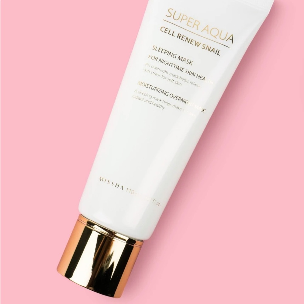 MISSHA super aqua cell renewal snail sleeping mask korean skincare